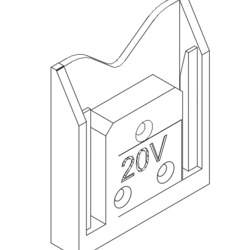Tool Holders For Worxs 20V Tools, Storage, Organizer, Mounts, Wall Hangers 4 PK